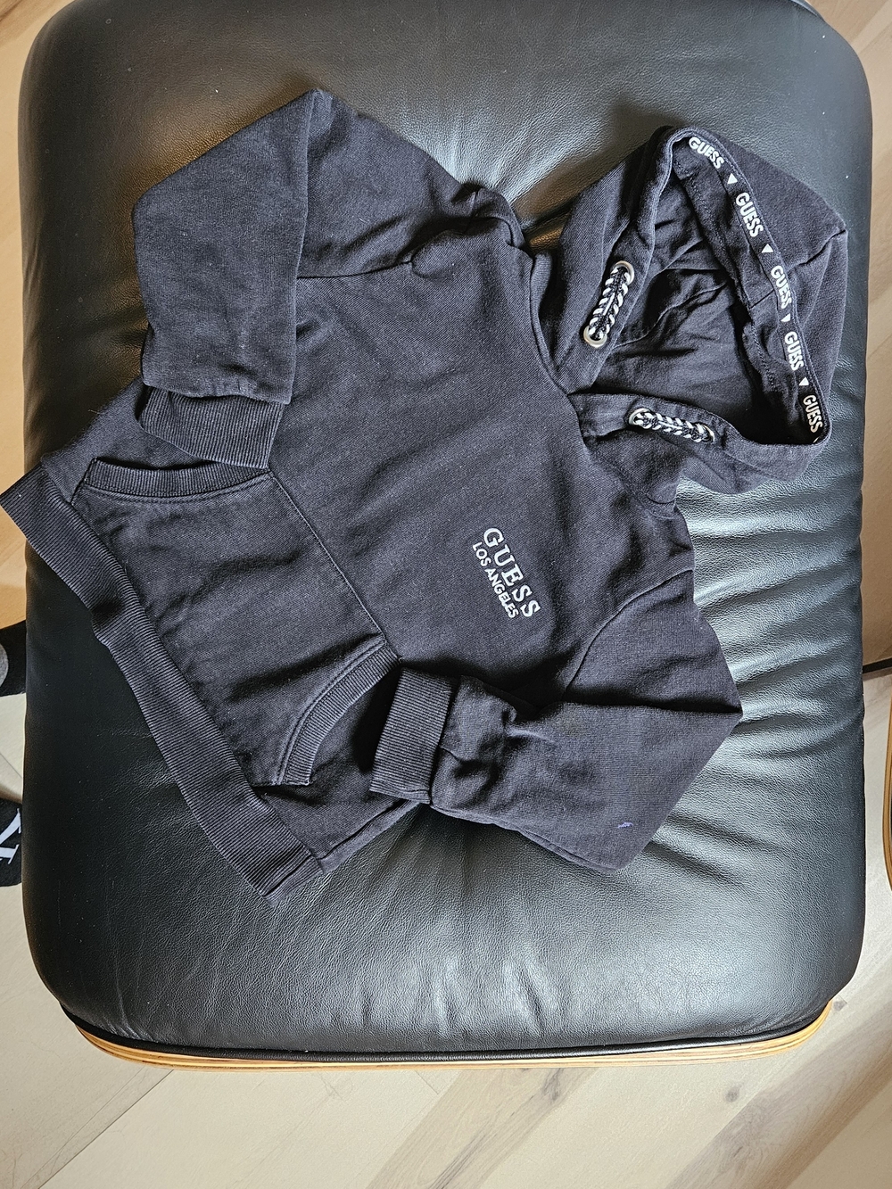 GUESS Black Hoodie Sweatshirt